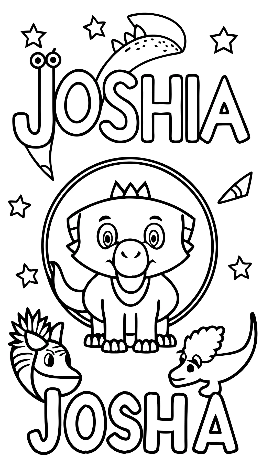 coloriages pour Joshua